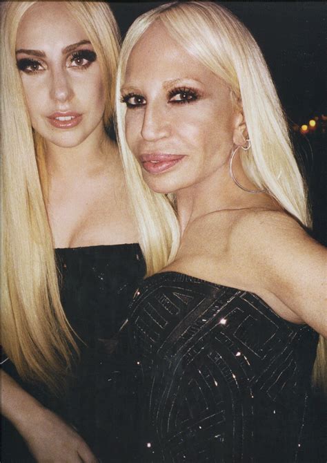 donatella versace et lady gaga|Gaga donatella capsules.